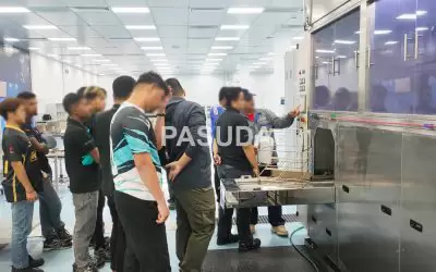 Inspection and Training machine for customers in Malaysia